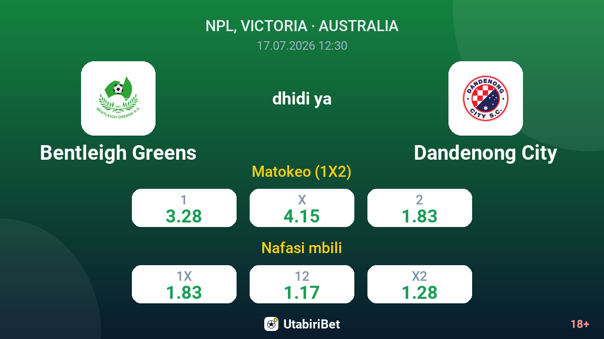 Bentleigh Greens vs Dandenong City — odds
